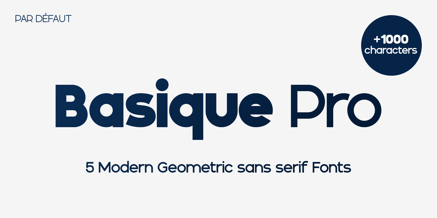フォント Basique Pro